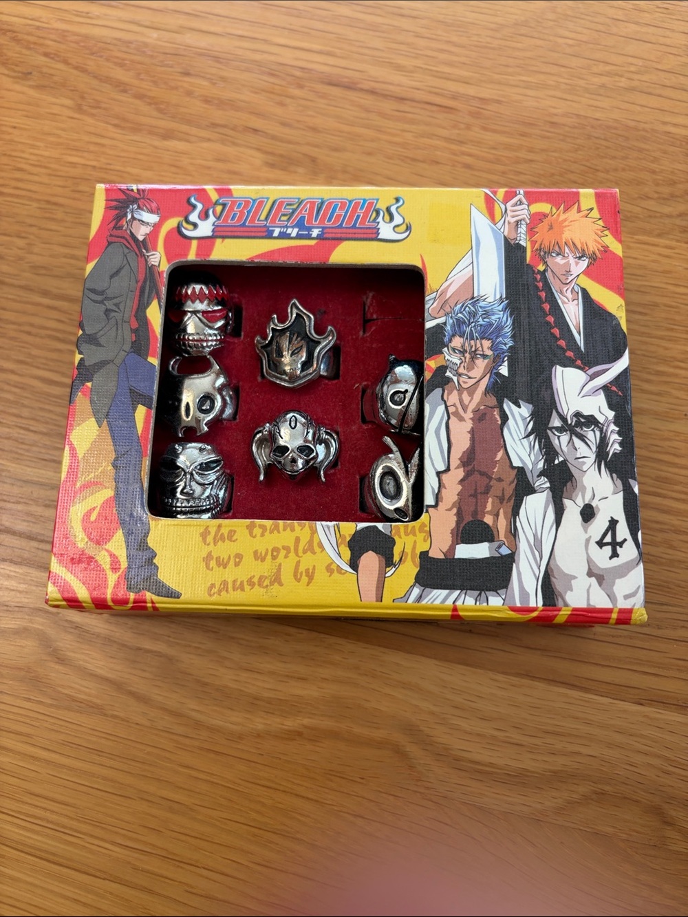 Bleach Anime Men’s Ring Set in Silver Tone